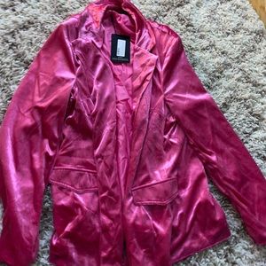 Pink Velvet Blazer BRAND NEW